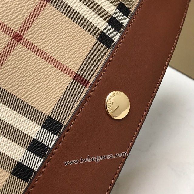 Burberry專門店新款中古vintage法棍腋下包 巴寶莉肩背女包 yxb1441